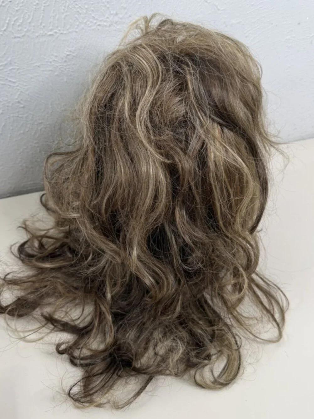 Paula Young Gayle-A3538 Long Brown Wavy Wig-Made In Japan GUC